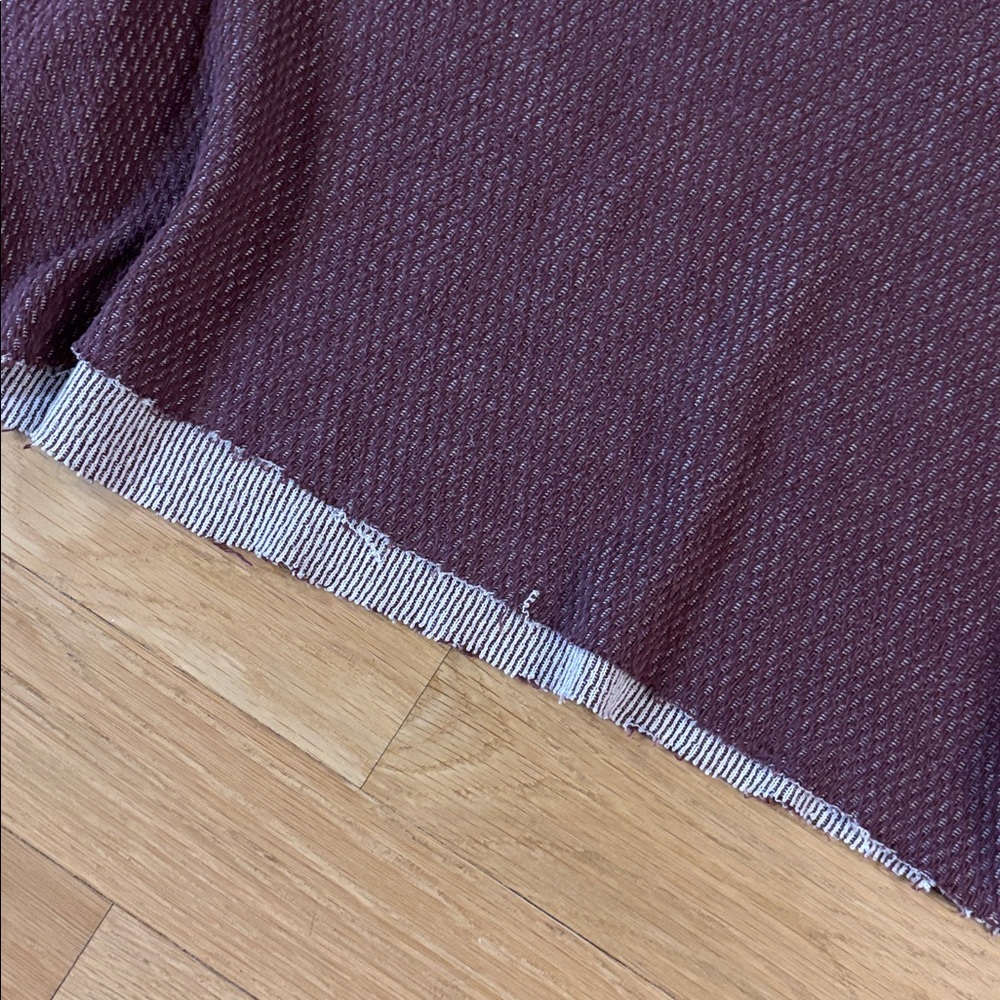 Out From Under Camino Long Sleeve Turtleneck Cropped Sweater Top Medium Burgundy - Picture 9 of 16